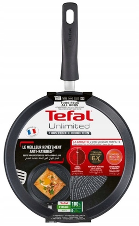 Набір посуду TEFAL Unlimited: сковорода для смаження 20 см та вок 28 см