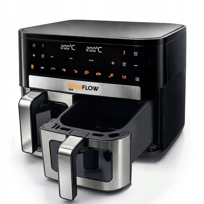 Аерофритюрниця MEMFLOW 10л 2200Вт з двома чашами
