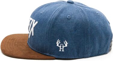 Кепка Snapback Bayerisches Zefix з фетру, темно-синій, універсальний розмір