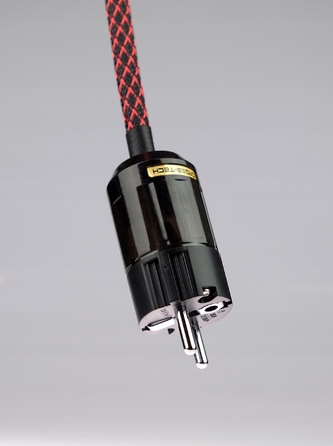 Кабель живлення Cross-Tech Red у обплетенні, 5 м