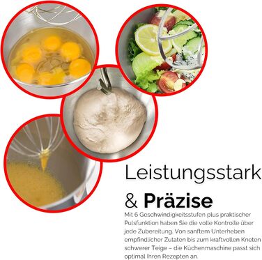 Електрична кухонна машина: міксер, тістоміс, планетарний міксер 4.5 л з пульсатором