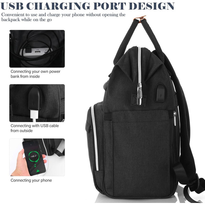 Жіночий рюкзак для школи та подорожей з відділенням для ноутбука 15.6