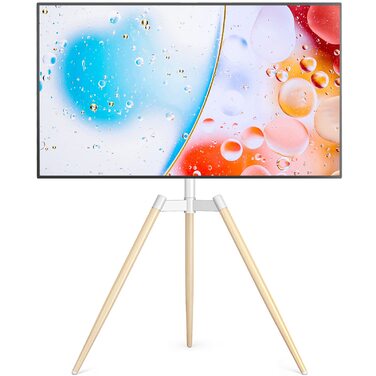 Підставка для телевізора RFIVER: регульована, поворотна, для 32-65 дюймів, VESA 400x400, 35 кг, бежева