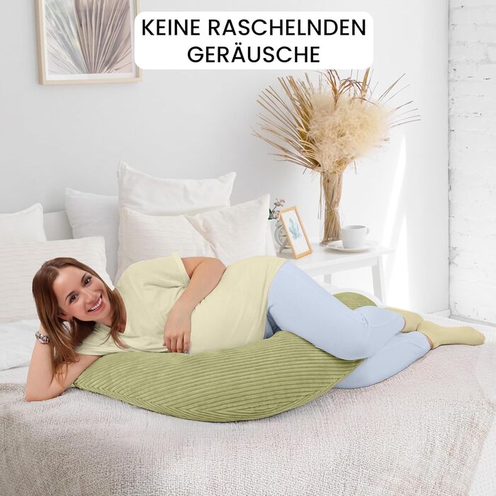 Подушка для годування Amilian Stillkissen XXL 170 см - для вагітності та годування - знімний чохол