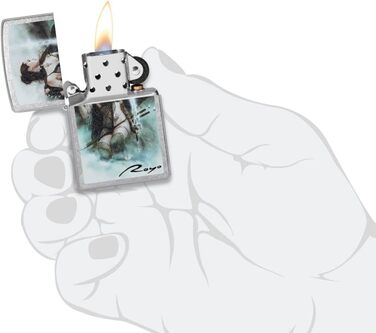 Запальничка Zippo Street Chrome Luis Royo, кишенькова, оригінал