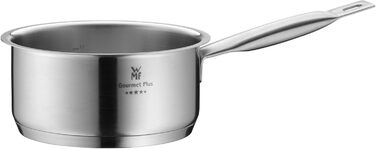 Каструля WMF Gourmet Plus 16 см з нержавіючої сталі Cromargan з кришкою, 1.4 л, для індукційних плит, з внутрішньою шкалою