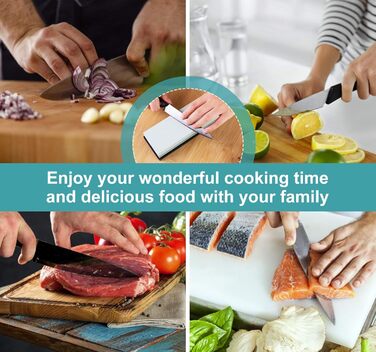 Точильний камінь Messerschärfstein 400/1000 для ножів, кухонних інструментів, мисливських ножів, з гумовою основою