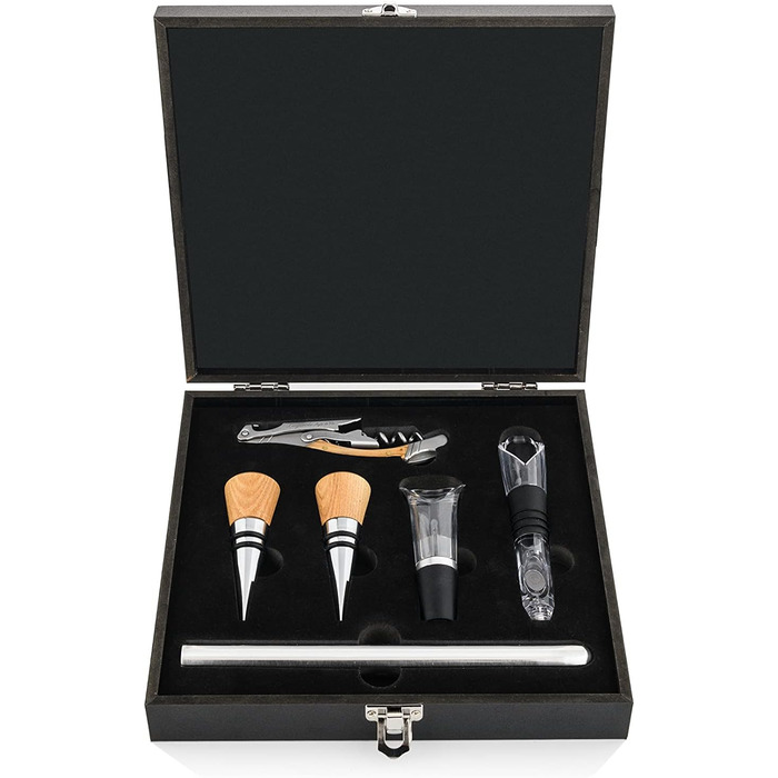 Набір Laguiole Style de Vie з відкривачем для пляшок, 6 предметів, з дубовим деревом