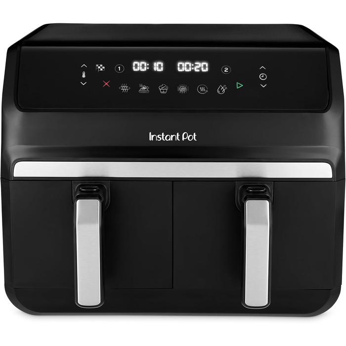 Фритюрниця повітряна Instant Pot Vortex Compact Trüffel Grau 5 л, 4-в-1, сімейний розмір, з антипригарним покриттям
