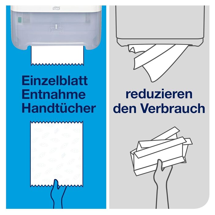 Tork Matic Dispenser for Roll Towels White H1, Refill Indicator, Elevation Design, 551000