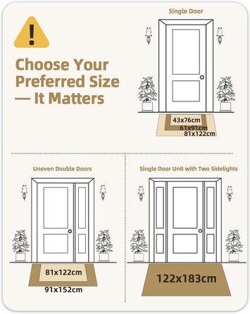 Килимок для дому COLOR&GEOMETRY 43x76 см, сірий, машинне прання, неслизький, для входу, вбираючий, для передпокою, коридору