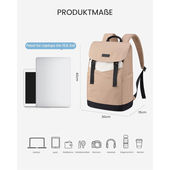 LOVEVOOK Рюкзак для ноутбука 15.6