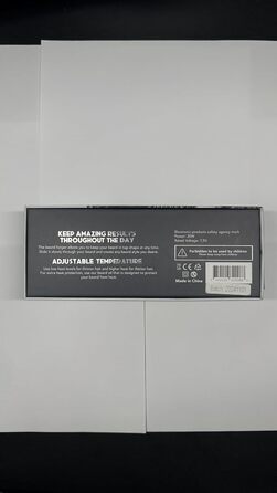 Odenson Beard Forger: Бездротова нагрівальна щітка для бороди – 4 температурні режими, портативна, акумуляторна