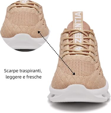 Чоловічі кросівки для бігу, тенісу та фітнесу. Легкі, дихаючі, спортивні, коричневі (41 EU)