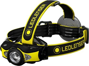 Налобний ліхтар Ledlenser iH11R 600 Лм з кріпленням на шолом і чохлом, акумуляторний, USB-зарядка, легкий, для роботи в рукавицях