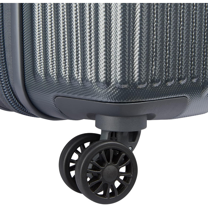 Набір валіз DELSEY PARIS Comete 3.0 (20/24/28) сірий (Графіт/Природний колір), жорсткий корпус, розширюваний, на спін-колесах