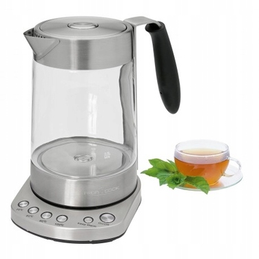 Електричний чайник Profi Cook 501020, 3000 Вт, 1,7 л, сріблястий/сірий