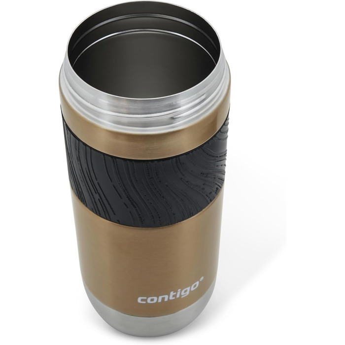 Contigo Byron 2.0 Stainless Steel Thermobecher - Leakproof Travel Coffee Mug, 16oz, BPA-Free, Keeps Drinks Hot for 6 Hours