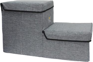 Сходинки для домашніх тварин CLOSE2ME PetStair Deluxe з місцем для зберігання, двоступеневі