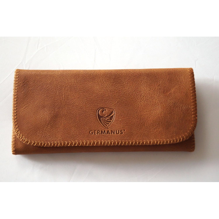 GERMANUS Albrunus - Made in EU - Leather Tobacco Pouch Tobacco Bag Rolling Pouch Rolling Case Tobacco Case