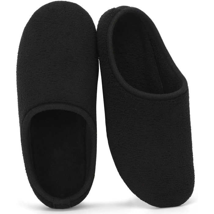 Тапочки жіночі Mishansha, зимові, теплі, коралові, з велюру, чорні, 39 EU