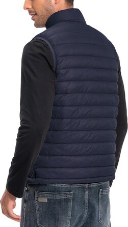 Чоловіча легка степкова жилетка Pioneer Camp – водонепроникна, компактна, з підкладкою – для активного відпочинку, повсякденного носіння, роботи, спорту та подорожей. Navy, L