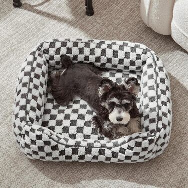 FURTIME Dog Bed - Large Dogs, Non-Slip Dog Beds, Washable Dog Basket, Anti-Anxiety Plush Dog Bed, Suitable for Large Labrador Retrievers, German Shepherds, 89×63×23 cm