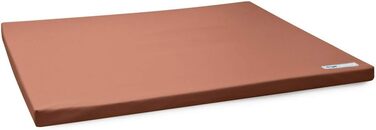 Лежанка для собак Easy з екошкіри, розмір M, 100 x 80 см, колір Cognac (коричневий)