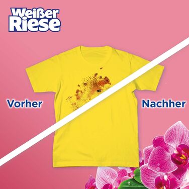 Капсули для прання кольорових речей Weißer Riese Trio-Caps Color, ароматерапія Орхідея, 120 шт