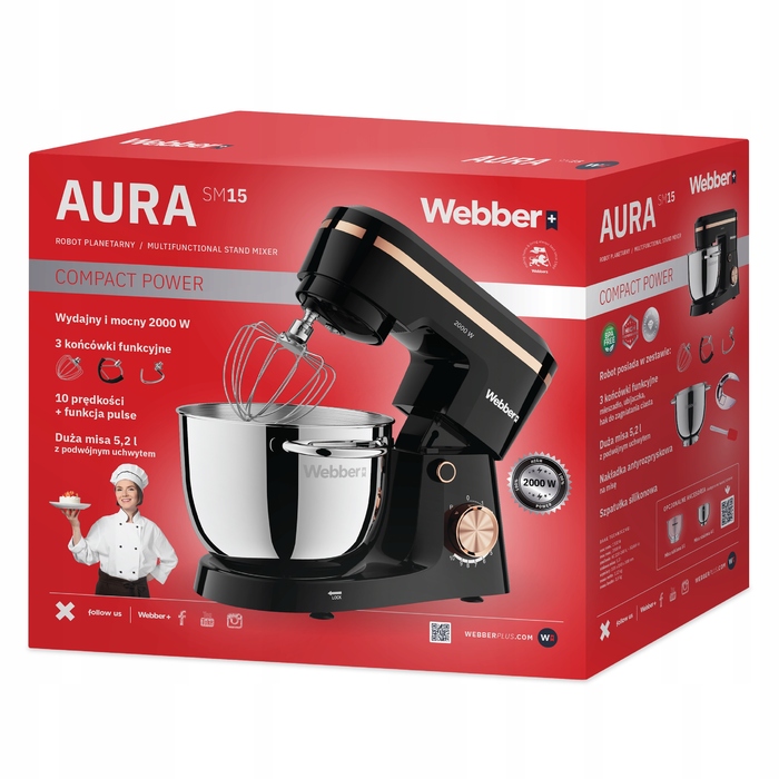 Планетарний міксер Webber AURA SM15