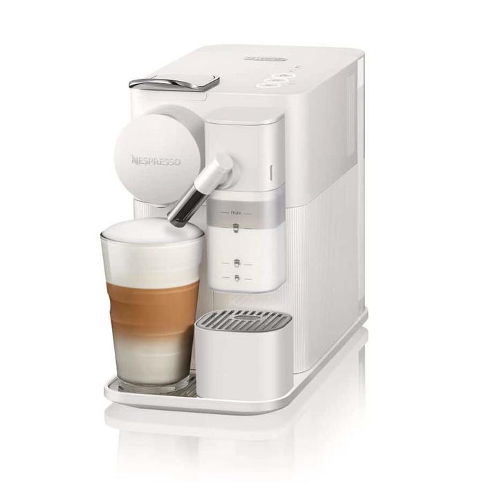 Капсульна кавомашина DeLonghi Nespresso Lattissima One EN510.W, 1450 Вт, 19 бар
