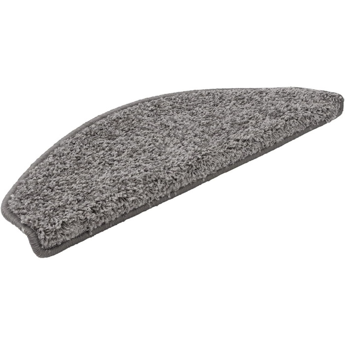 Сходинкові килимки ETM Barcelona: набір 15 шт. (сірий, напівкруглий, 65 x 23,5 см)