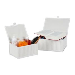Кошик для зберігання Relaxdays Бамбук 2 шт. Встановити