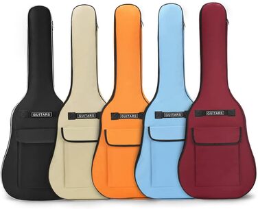 Чохол для гітари Akustik Gitarrengigbag: міцний, водовідштовхуючий, 40/41 дюймів, 5 мм бавовна