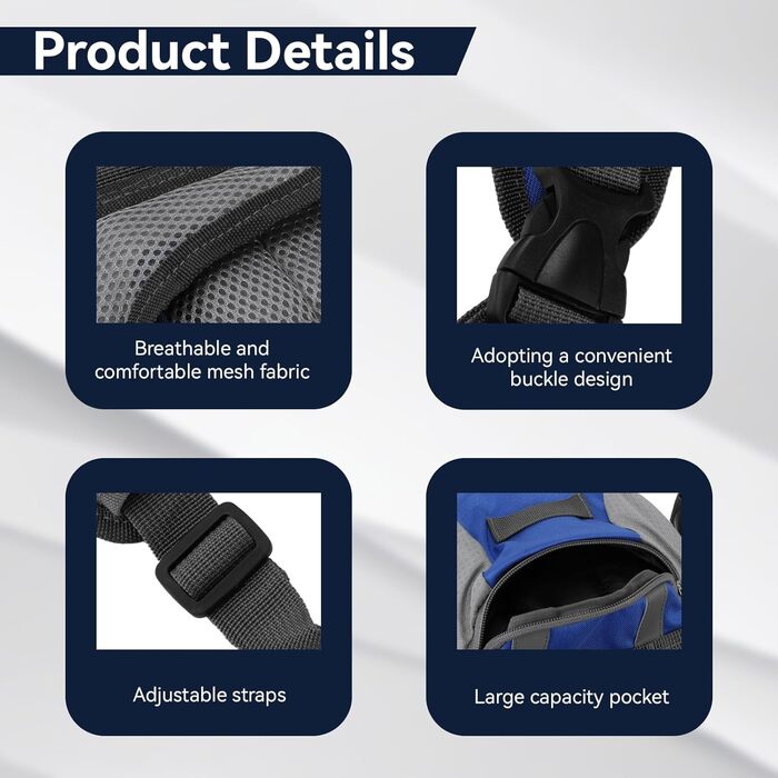 Рюкзак для собак Cyrank: набір посуду, жилет, сумка для їжі та води, рюкзак для собак, жилет для собак, сумка для їжі та води для собак, туристичний рюкзак для собак з світловідбиваючими смугами, жилет для собак, для великих собак (M)