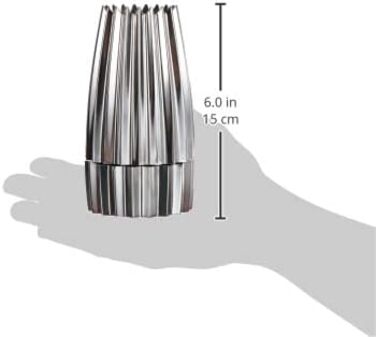 Млинок для перцю та спецій Alessi Grind Wal03, литий алюміній, полірований, сталь, 7,5x7,5x14,2 см, дизайнерський