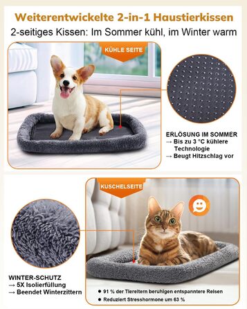 Транспортна переноска для котів та цуценят Morpilot до 5 кг, переноска для котів та собак, блакитна денім, 44 x 28 x 35 см, 44L, з надійними застібками, для відвідування ветеринара, авто, літак