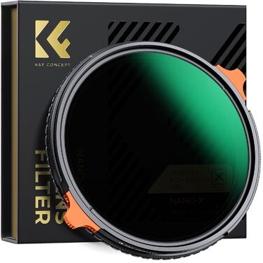 Поляризаційний та ND фільтр K&F Concept 95мм (CPL + ND4-ND64) Nano Xcel – 2-в-1, змінна щільність