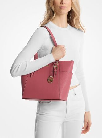 Сумка жіноча Michael Kors Jet Set Item Tote L (Світло-ягідний сорбет)