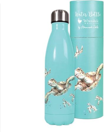 Wrendale Designs Plastic Drinking Bottle 'Hare and the Bee' (Turtles)