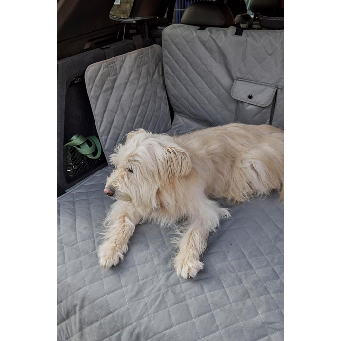 Ремінь безпеки для собак Loop для заднього сидіння авто, з карабіном, регульована довжина 60-80 см, аксесуар до килимка для собак NIMM Mich MIT (LOOP-DMK5000)