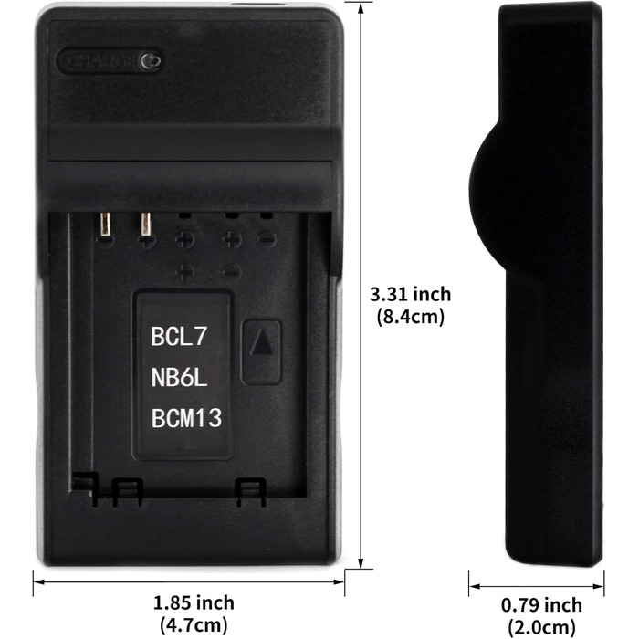 Зарядний пристрій USB Norifon DMW-BCM13 для камер Panasonic Lumix (DMC-TZ55, TZ60, TZ61, FT5, TS5, TZ70, ZS40, ZS50)