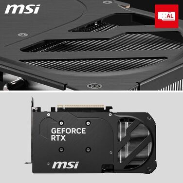 Відеокарта MSI GeForce RTX 5060 Ti Ventus 16G Shadow 2X OC Plus 8 ГБ GDDR7, PCIe 5.0