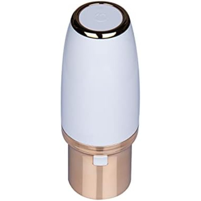 Electric Wine Aerator Pourer, Portable One-Touch Wine Decanter and Wine Dispenser Pump for Red and White Wine Multi-Smart Automatic Wine Oxidation Dispenser, USB Rechargeable (White & Gold)
