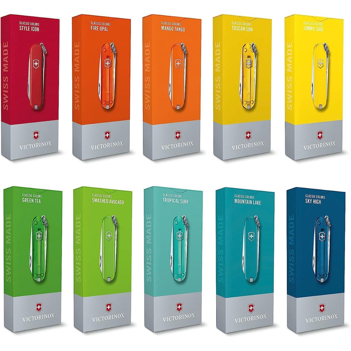 Мультитул Victorinox Classic SD Dark Illusion: 7 функцій, швейцарський ніж, подарунок