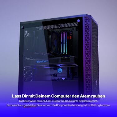 Корпус для ПК ENDORFY Signum 300 Solid з Mesh-панеллю, 1 вентилятор PWM, фільтри проти пилу, ATX