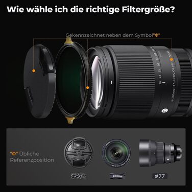 Фільтр ND2-32/CPL (Поляризаційний) K&F Concept 82мм Nano XPRO – Низьке відбиття, Нанопокриття