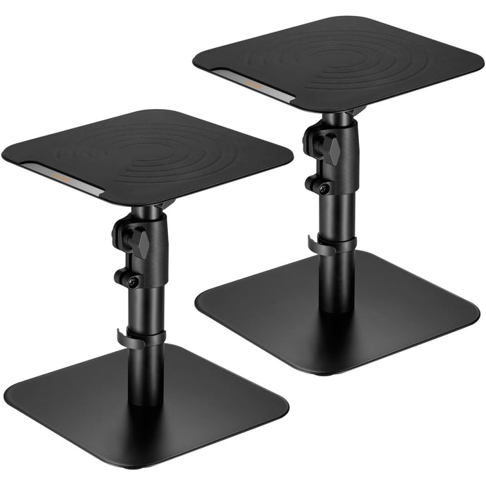 Підставка для колонок mywall HS31L: 2 шт., чорний колір, настільна, кут нахилу +/-15°, вантажопідйомність до 15 кг