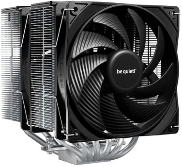be quiet! Pure Rock Pro 3 Silver - Повітряний кулер для ПК з 4 тепловими трубами та вентилятором Pure Wings 3 120mm