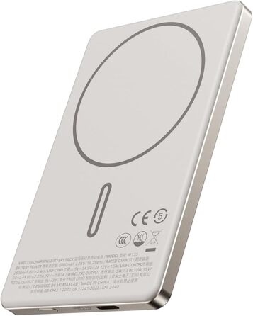 Портативний зарядний пристрій MOMAX 5000mAh з магнітним кріпленням, PD20W, для iPhone, AirPods та Android